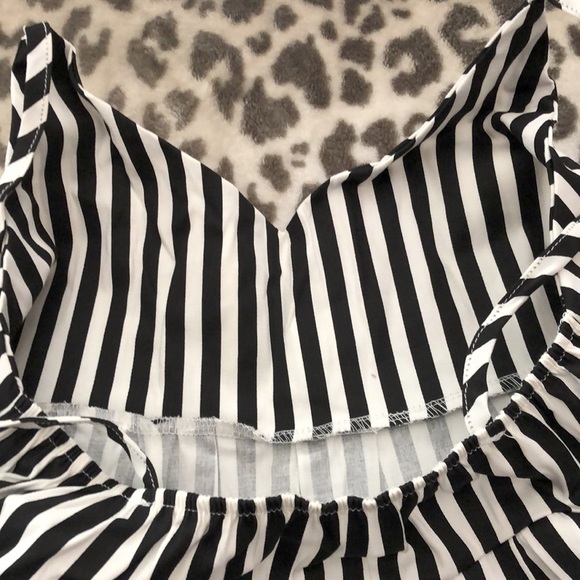 Private Boutique Label Black White Striped Cami Top Small Medium - Picture 10 of 17